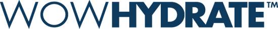 Wow Hydrate Logo on a transparent background