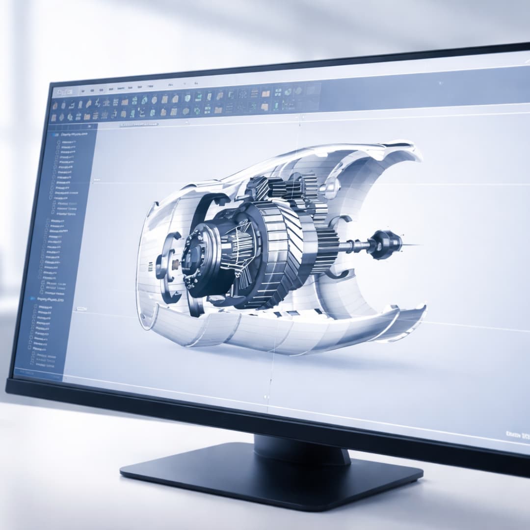 3D drawing on a computer screen
